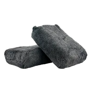Black - Microfiber Applicator Premium Grade   (2 Pack)