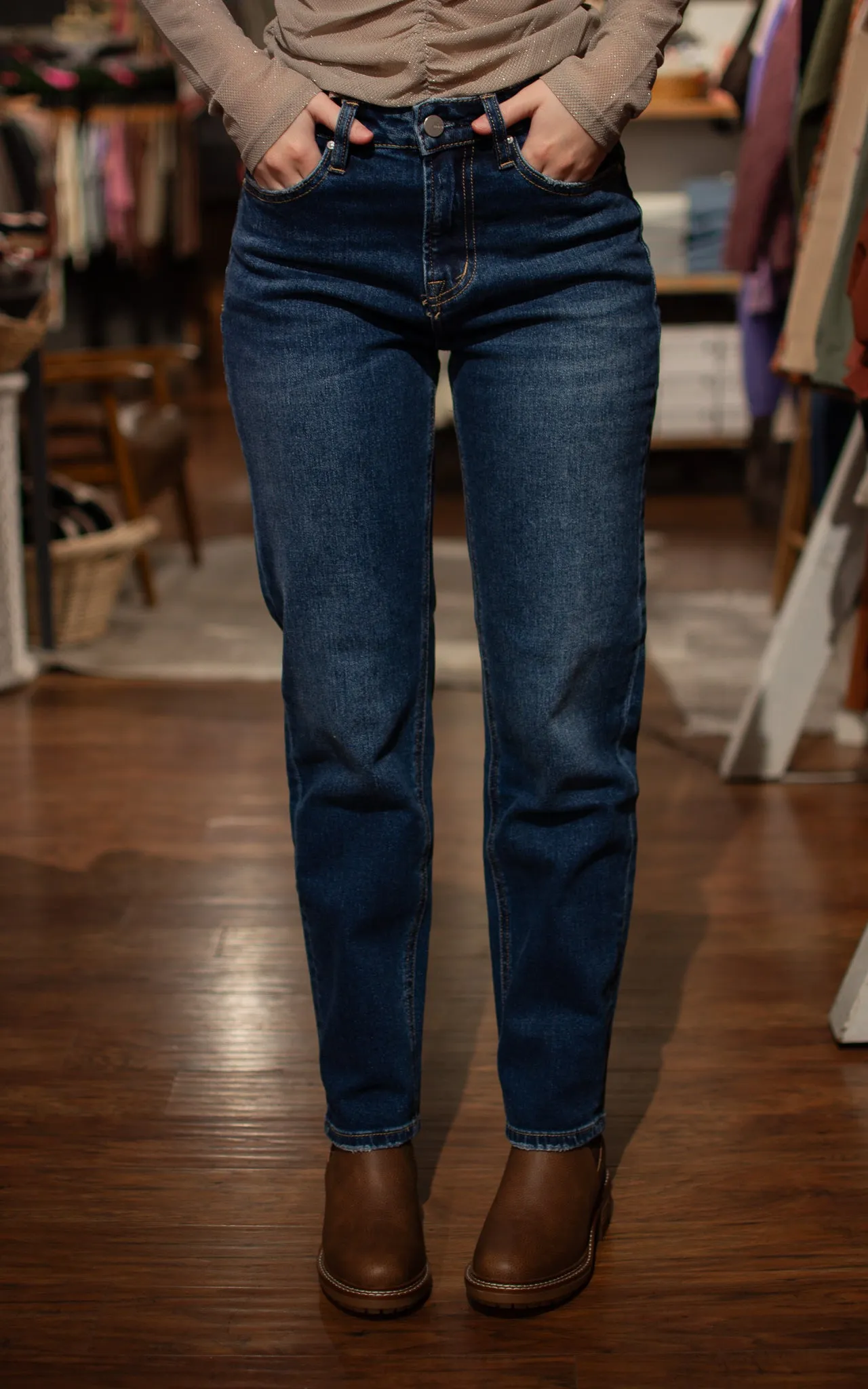 Bohn Step Hem Mica Jeans