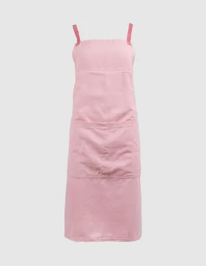 Elm Pink Denim Apron