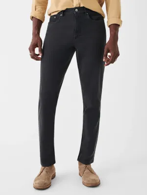 Faherty Stretch Terry 5-Pocket, Onyx Black