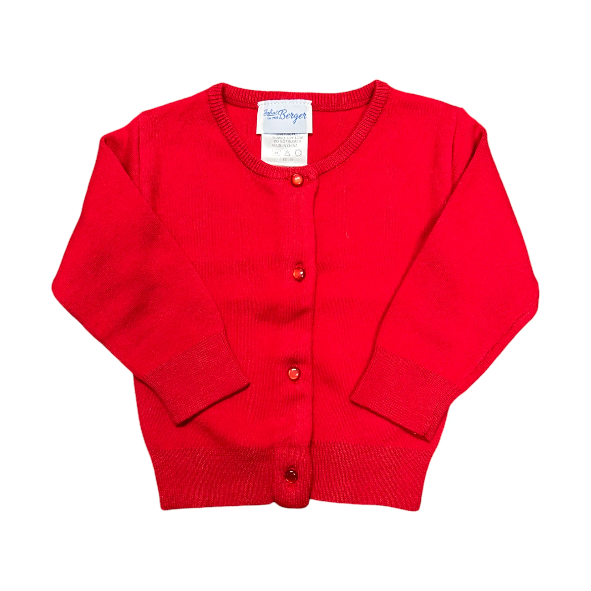Julius Berger Cotton Cardigan Sweater- Big Kid's