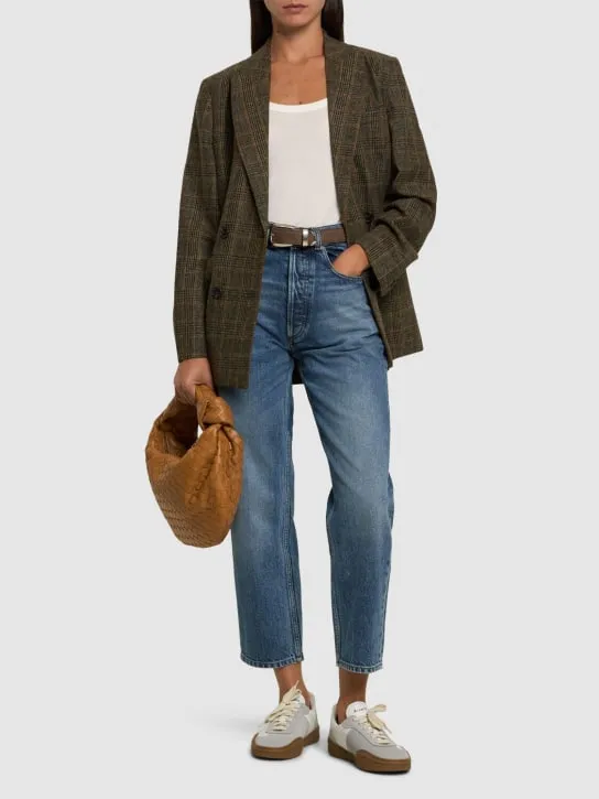 JW Anderson   Denim cropped straight jeans 