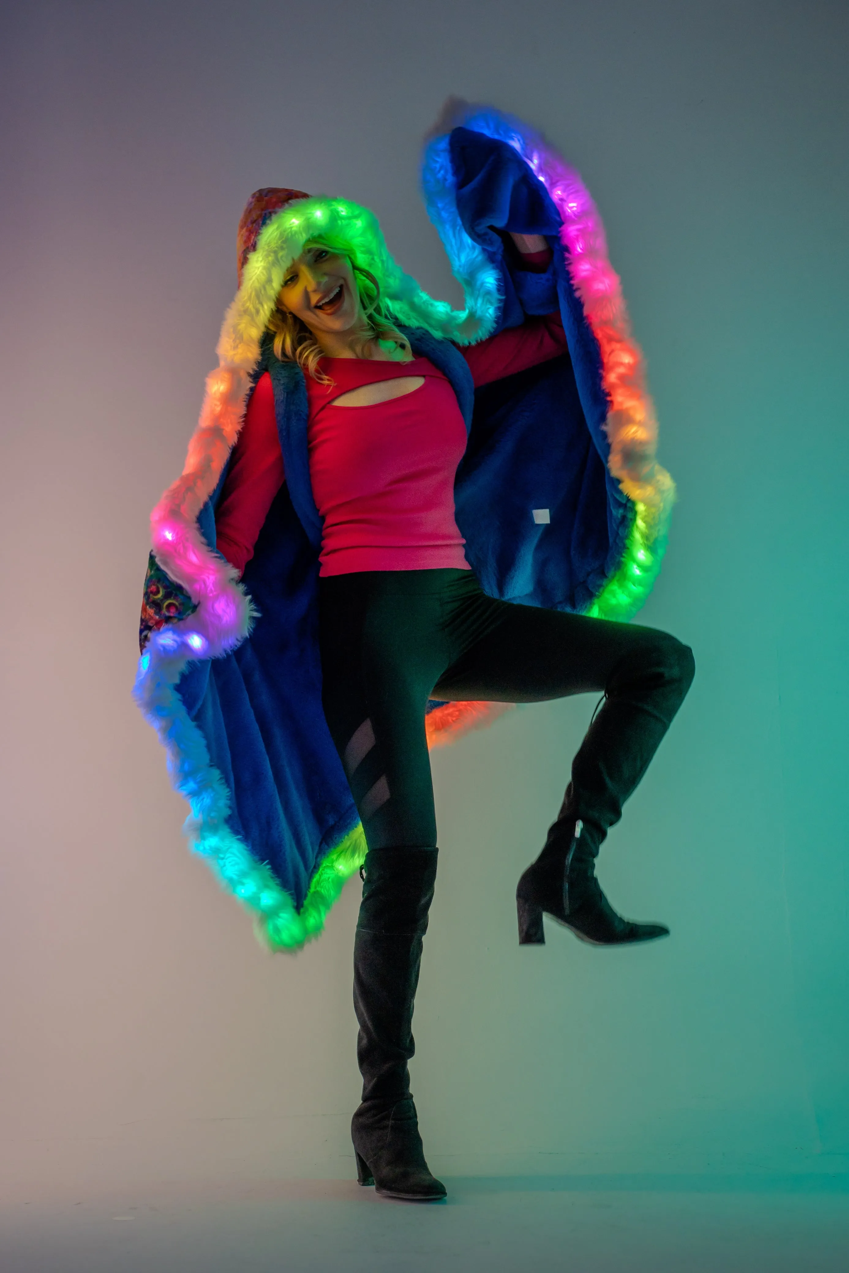 LED Hooded Blanket
