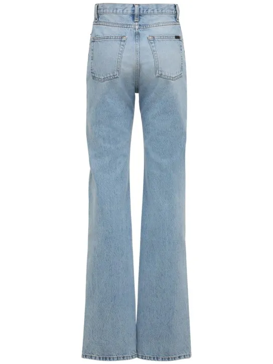 Saint Laurent   Janice straight cotton denim jeans 