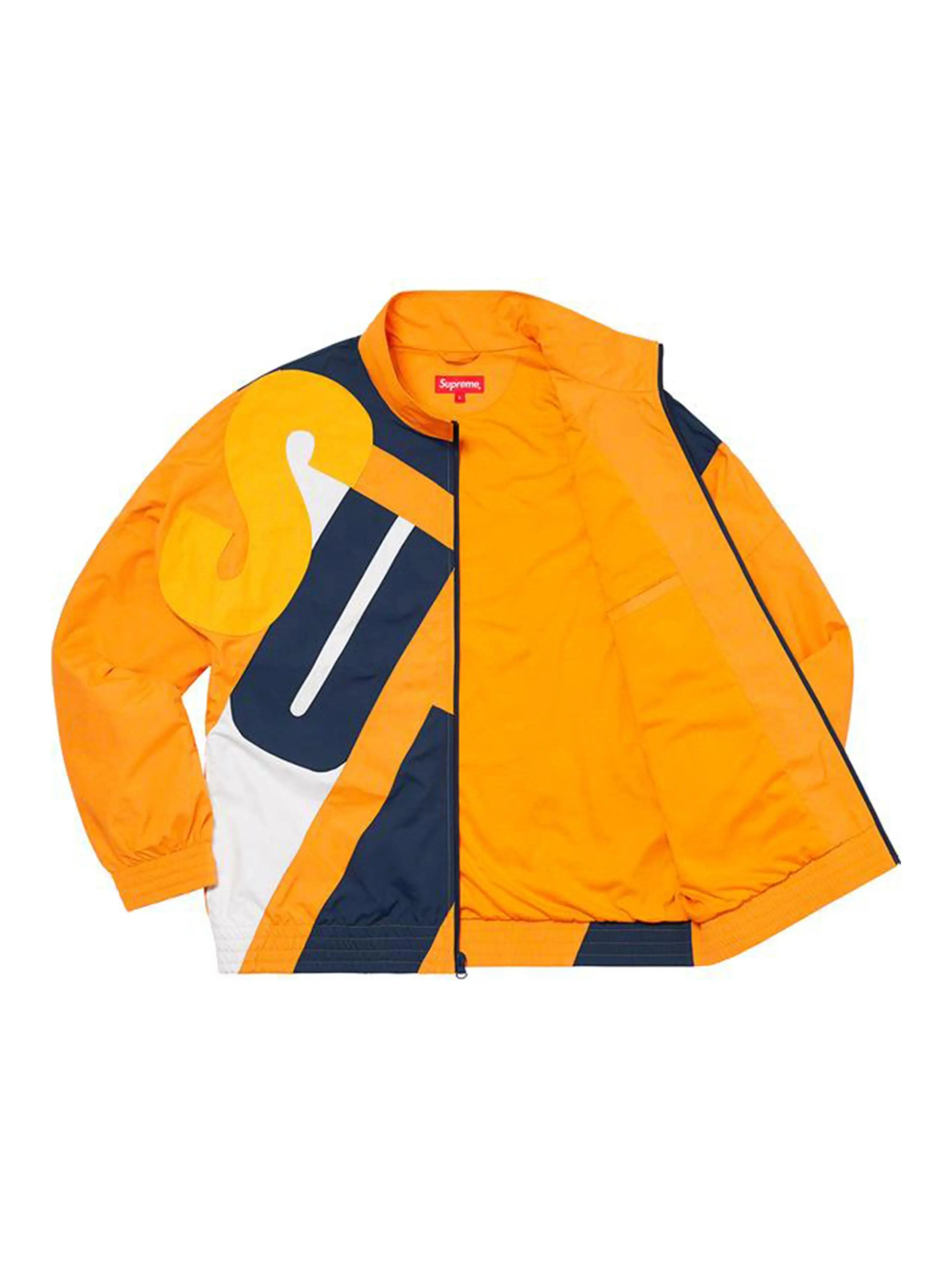 Supreme Big Letter Track Jacket Dark Orange [SS20]